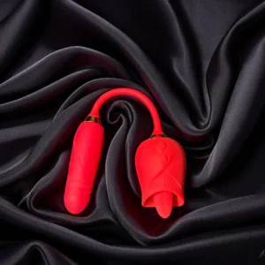2-in-1 Rose Vibrator